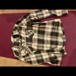 Women’s Harley Davidson flannel top